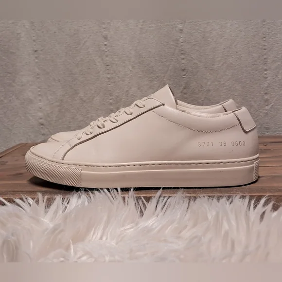 Common Projects Acchiles Low Top Sneakers Size 5.5 - Picture 4 of 13